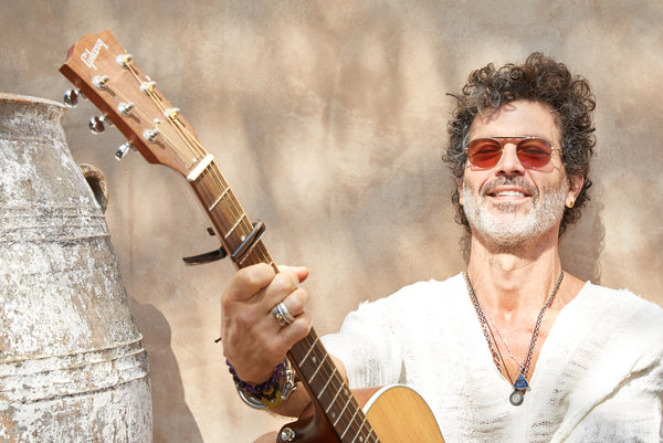 Doyle Bramhall II wearing Garrett Leight California Optical Van Buren Sunglasses