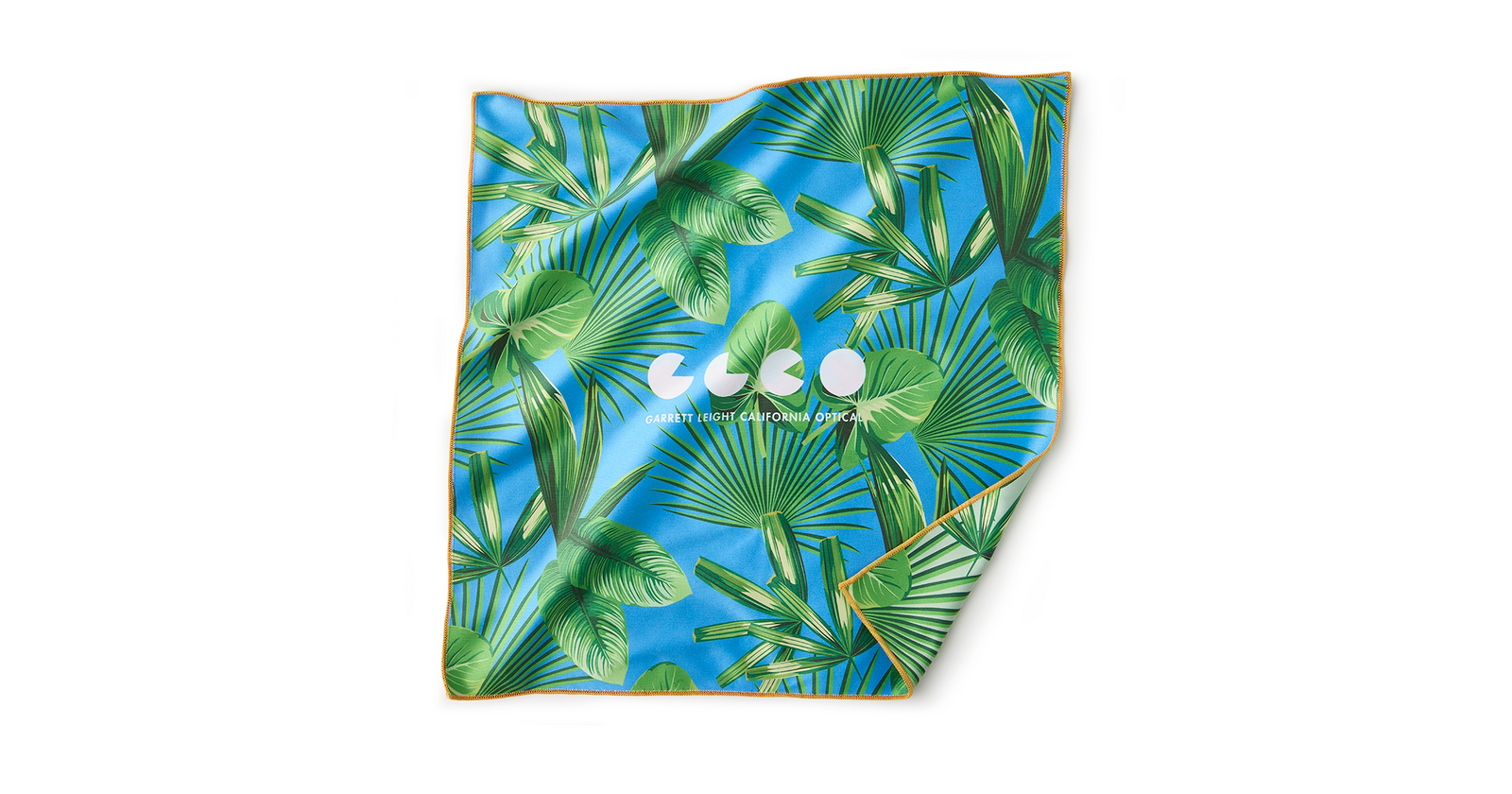 Blue Palm Print