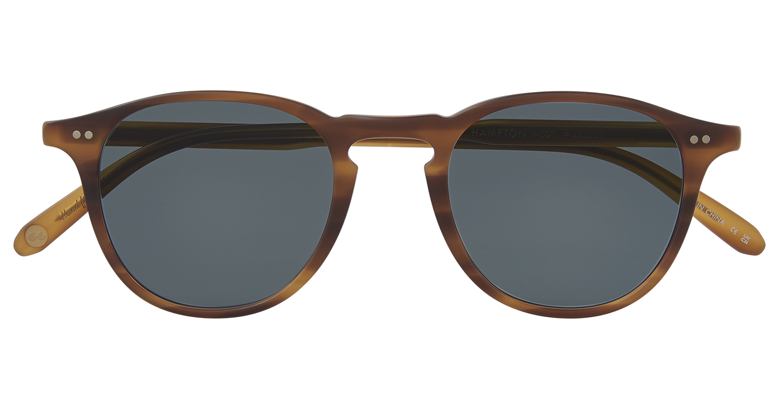 Matte Saddle Tortoise/Semi-Flat Bluesmoke