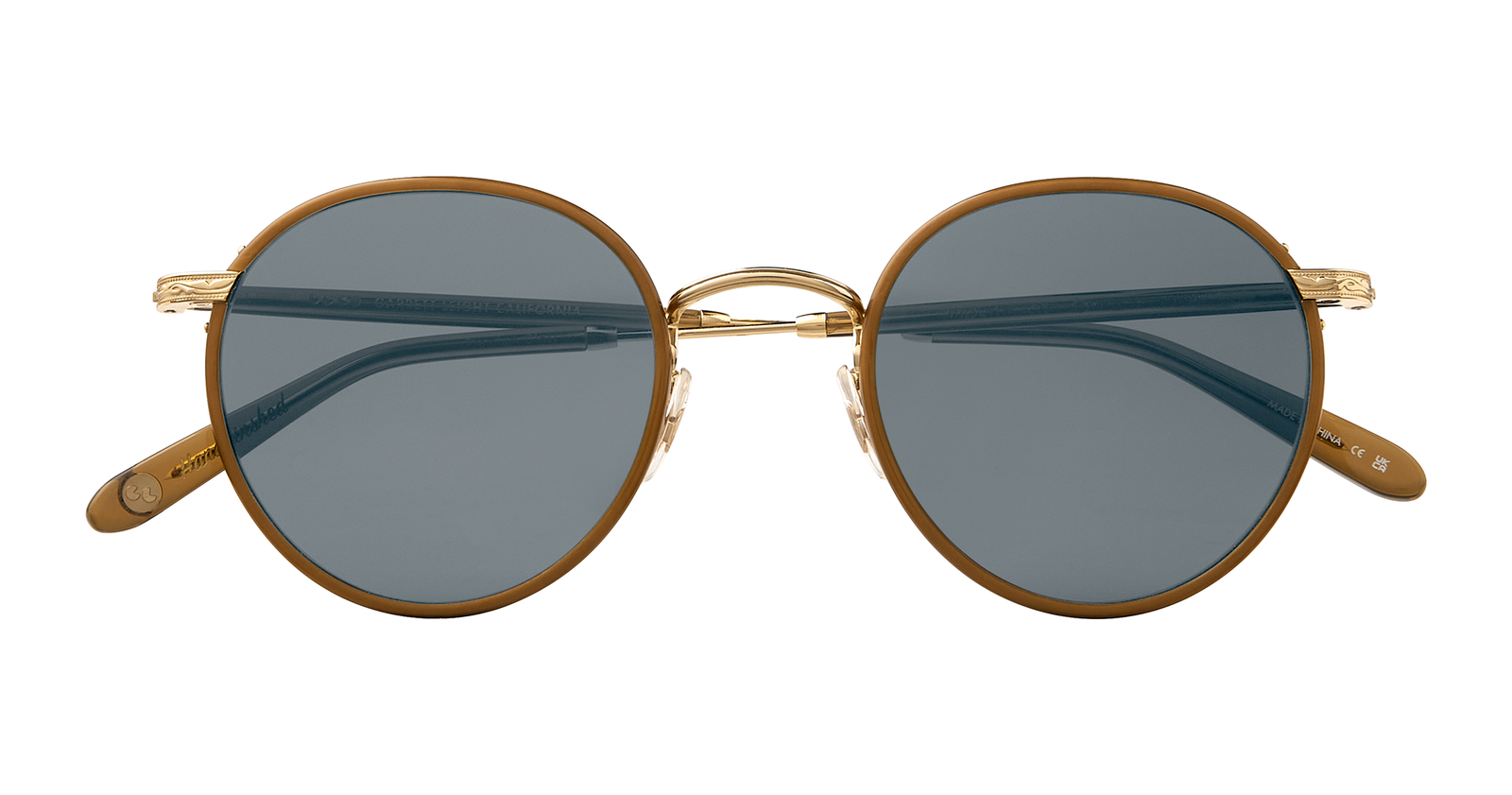 Caramel-Gold/Semi-Flat Pure Blue Smoke